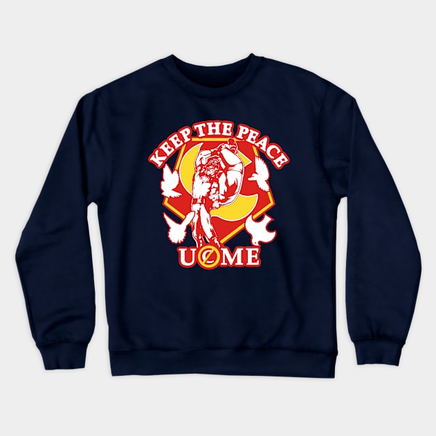 Keep the PEACE Crewneck Sweatshirt by Carl Salmon Man